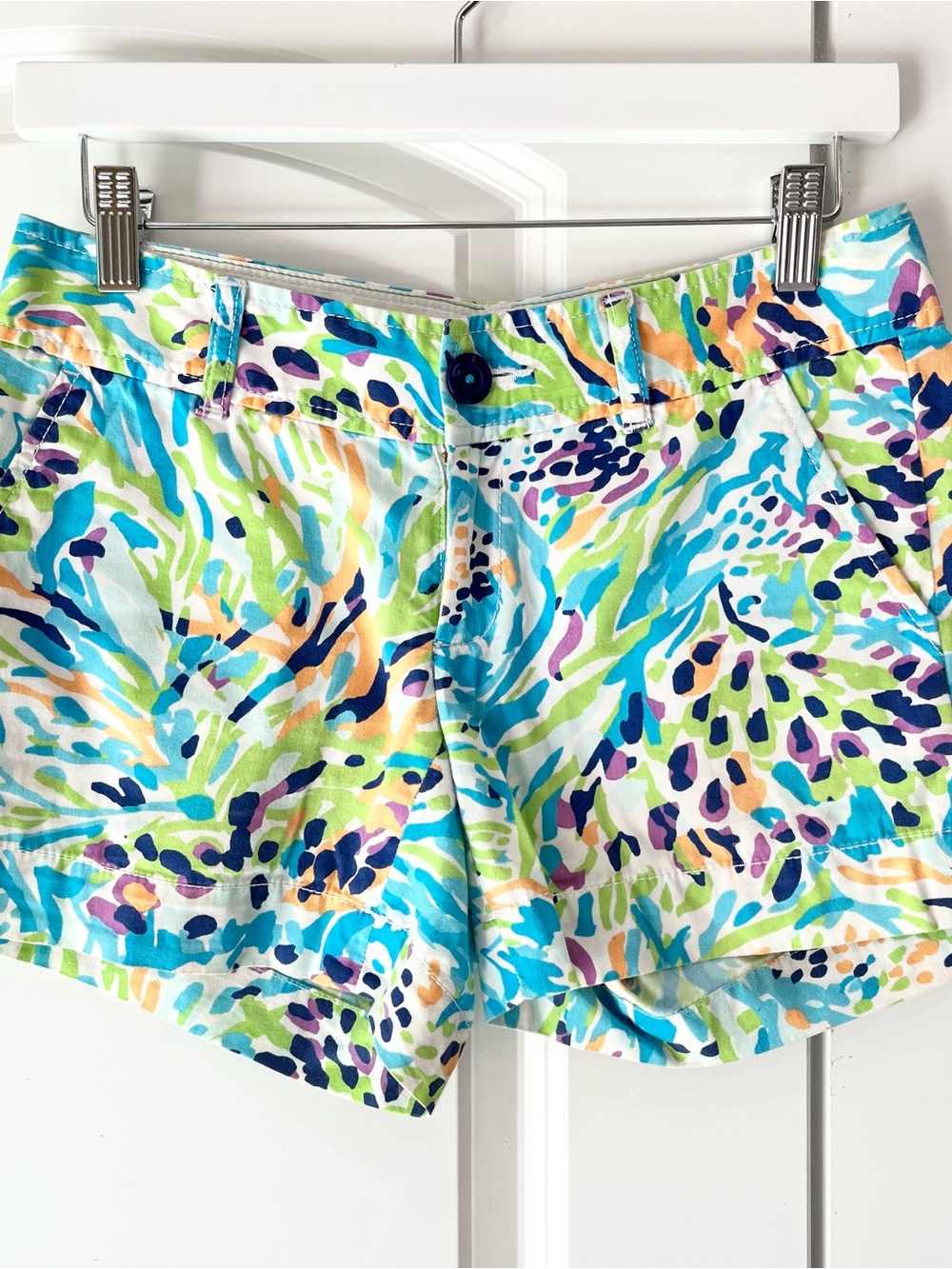 Lilly Pulitzer See Soiree Callahan Shorts Size 00 Multicolor